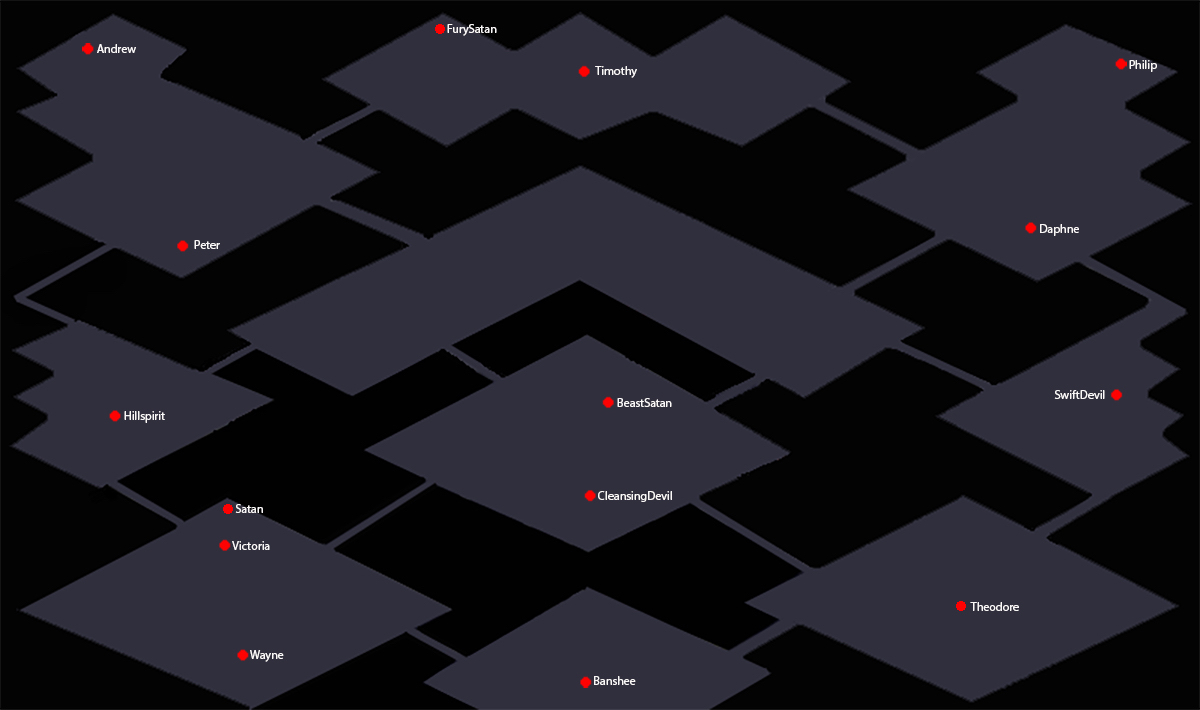 Hell Boss Locations Map
